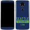 NFL Seattle Seahawks Blue Performance Series Moto E5 Plus Skin