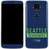 NFL Seattle Seahawks Blue Performance Series Moto E5 Plus Skin