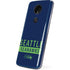 NFL Seattle Seahawks Blue Performance Series Moto E5 Plus Skin