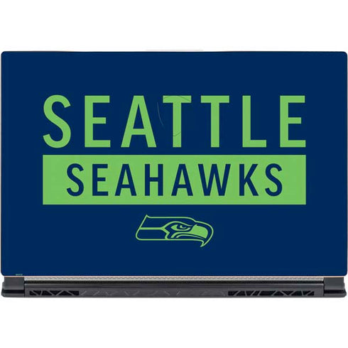 NFL Seattle Seahawks Blue Performance Series MSI GS65 Stealth Laptop Skin