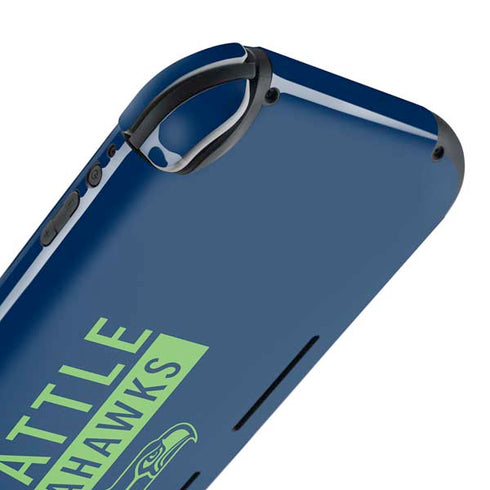 NFL Seattle Seahawks Blue Performance Series Nintendo Switch Lite Skin