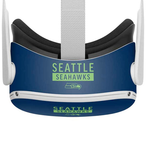 NFL Seattle Seahawks Blue Performance Series Oculus Quest 2 Skin