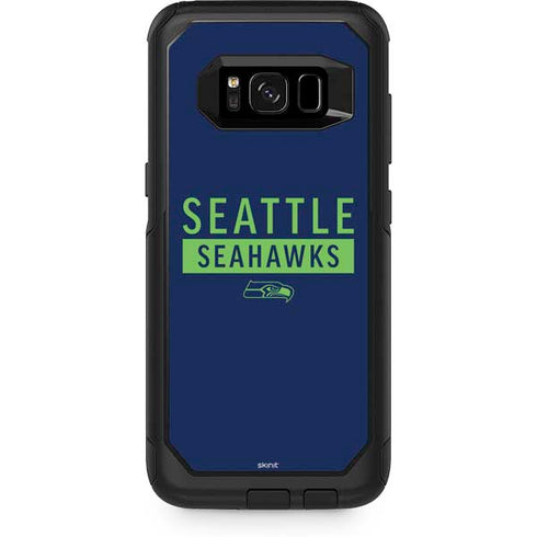 NFL Seattle Seahawks Blue Performance Series Otterbox Commuter Galaxy Skin