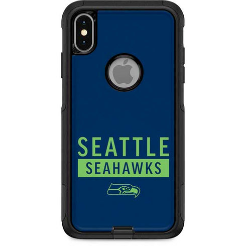 NFL Seattle Seahawks Blue Performance Series Otterbox Commuter iPhone Skin