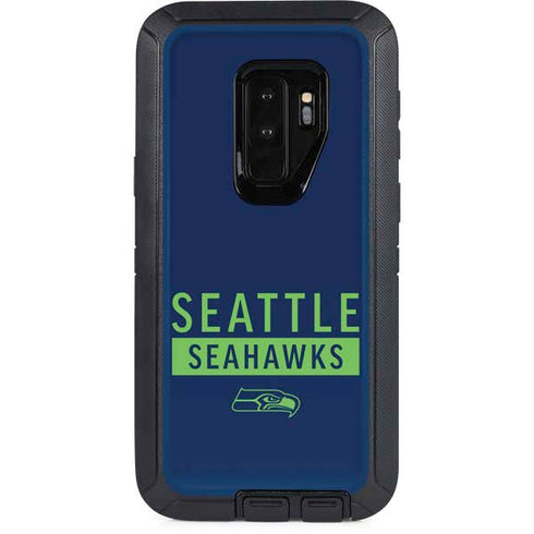 NFL Seattle Seahawks Blue Performance Series Otterbox Defender Galaxy Skin