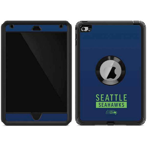 NFL Seattle Seahawks Blue Performance Series Otterbox Defender iPad Skin
