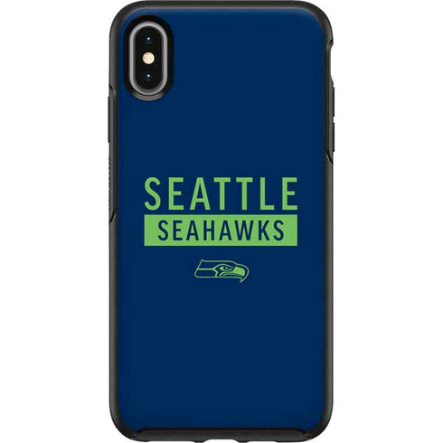 NFL Seattle Seahawks Blue Performance Series Otterbox Symmetry iPhone Skin