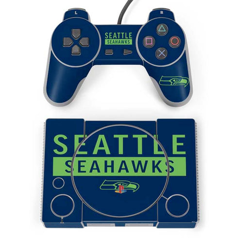 NFL Seattle Seahawks Blue Performance Series PlayStation Classic Bundle Skin