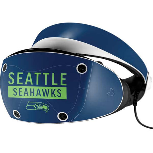 NFL Seattle Seahawks Blue Performance Series PlayStation VR2 Skin