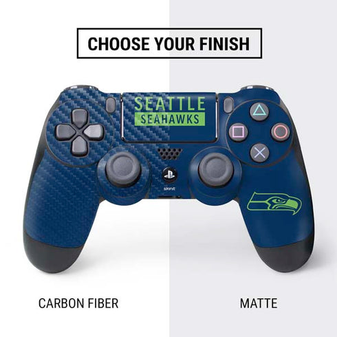 NFL Seattle Seahawks Blue Performance Series PS4 Controller Skin