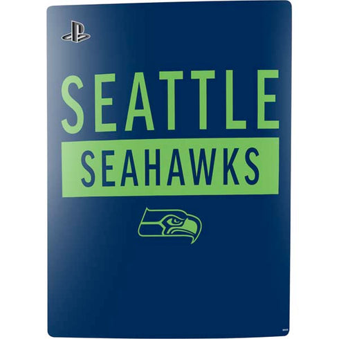 NFL Seattle Seahawks Blue Performance Series PS5 Console Skin