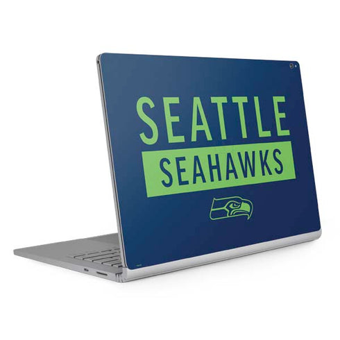 NFL Seattle Seahawks Blue Performance Series Surface Book 2 15in Skin