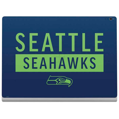 NFL Seattle Seahawks Blue Performance Series Surface Book 2 15in Skin
