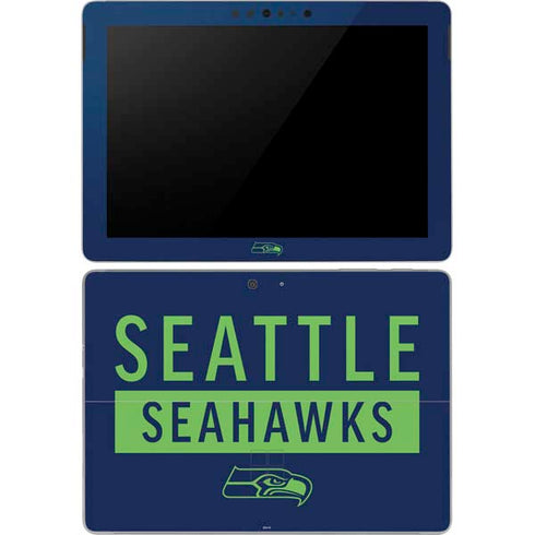 NFL Seattle Seahawks Blue Performance Series Surface Go Skin