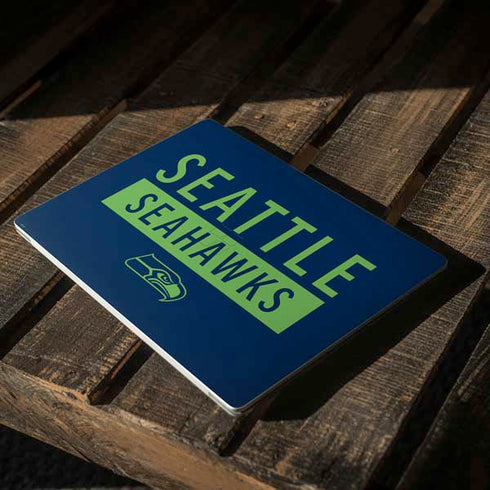 NFL Seattle Seahawks Blue Performance Series Surface Laptop 2 Skin
