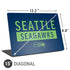 NFL Seattle Seahawks Blue Performance Series Universal Laptop 15in (12.2 x 8.8in) Skin