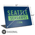 NFL Seattle Seahawks Blue Performance Series Universal Laptop 16in (13 x 9.4in) Skin
