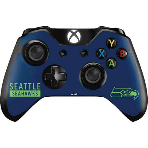 NFL Seattle Seahawks Blue Performance Series Xbox One Controller Skin