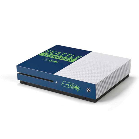 NFL Seattle Seahawks Blue Performance Series Xbox One S Console Skin