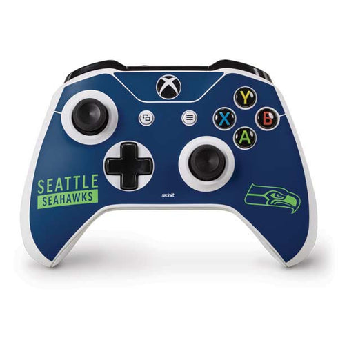 NFL Seattle Seahawks Blue Performance Series Xbox One S Controller Skin