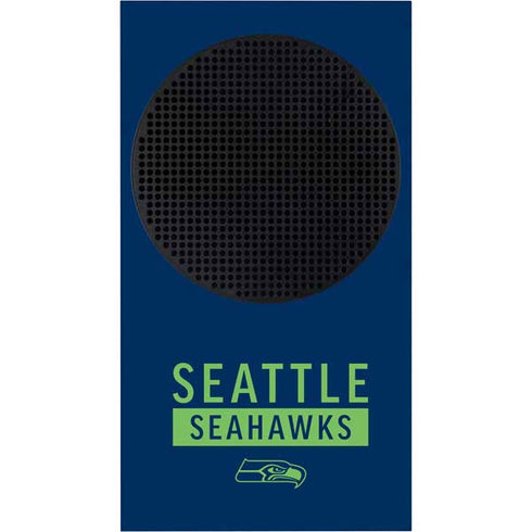 NFL Seattle Seahawks Blue Performance Series Xbox Series S Console Skin