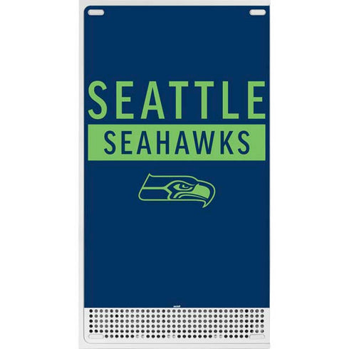 NFL Seattle Seahawks Blue Performance Series Xbox Series S Console Skin
