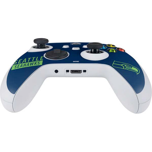 NFL Seattle Seahawks Blue Performance Series Xbox Series S Controller Skin