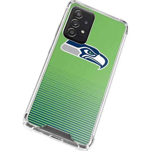 NFL Seattle Seahawks Breakaway Galaxy A52 5G Clear Case