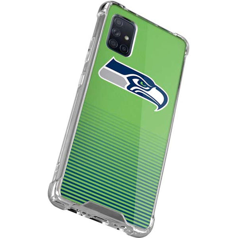 NFL Seattle Seahawks Breakaway Galaxy A71 5G Clear Case