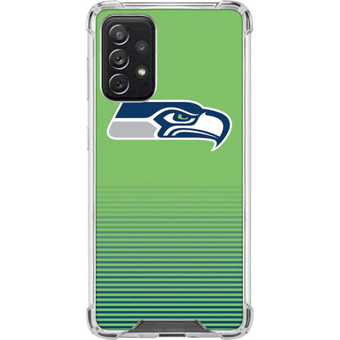 NFL Seattle Seahawks Breakaway Galaxy A72 5G Clear Case