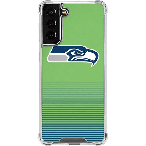 NFL Seattle Seahawks Breakaway Galaxy S21 FE Clear Case