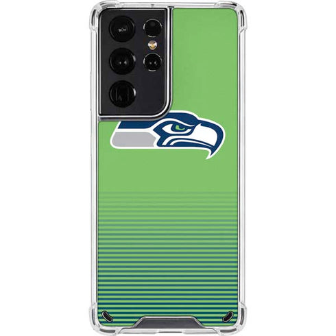 NFL Seattle Seahawks Breakaway Galaxy S21 Ultra 5G Clear Case