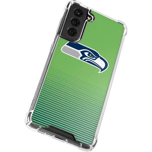 NFL Seattle Seahawks Breakaway Galaxy S22 Plus Clear Case