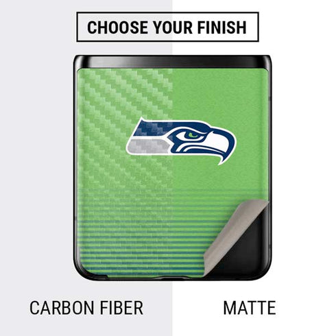 NFL Seattle Seahawks Breakaway Galaxy Z Flip Skin
