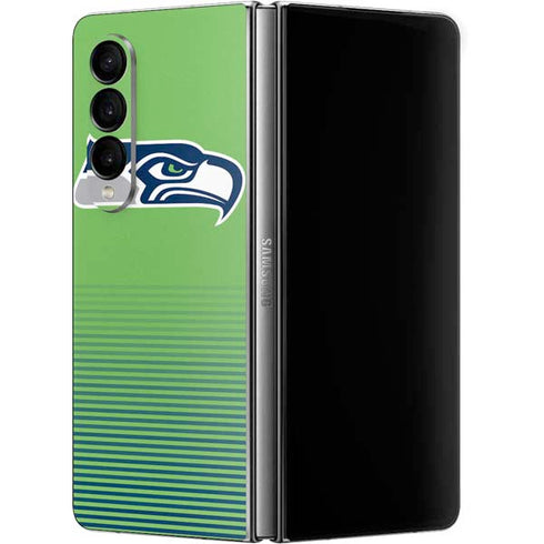 NFL Seattle Seahawks Breakaway Galaxy Z Fold4 5G Skin