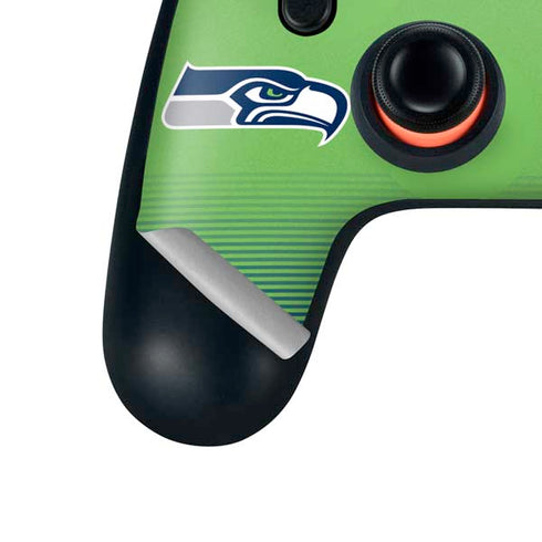 NFL Seattle Seahawks Breakaway Google Stadia Controller Skin