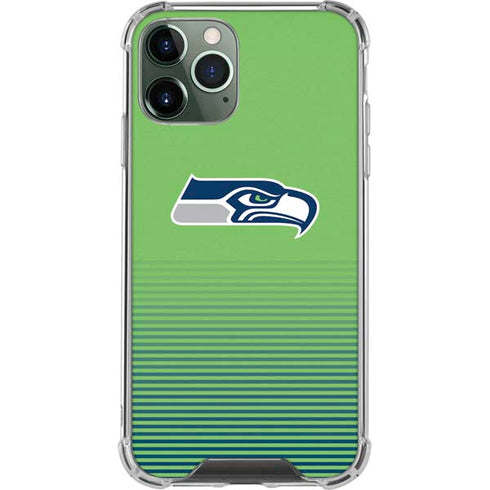 NFL Seattle Seahawks Breakaway iPhone 11 Pro Max Clear Case