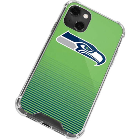 NFL Seattle Seahawks Breakaway iPhone 13 Mini Clear Case