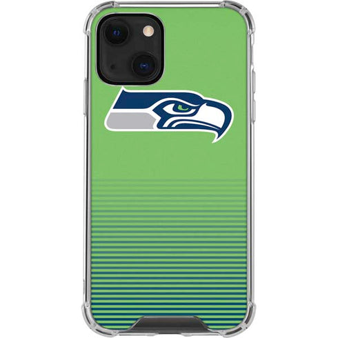 NFL Seattle Seahawks Breakaway iPhone 14 Plus Clear Case