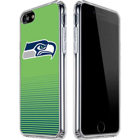 NFL Seattle Seahawks Breakaway iPhone SE (2nd & 3rd Gen) Clear Case