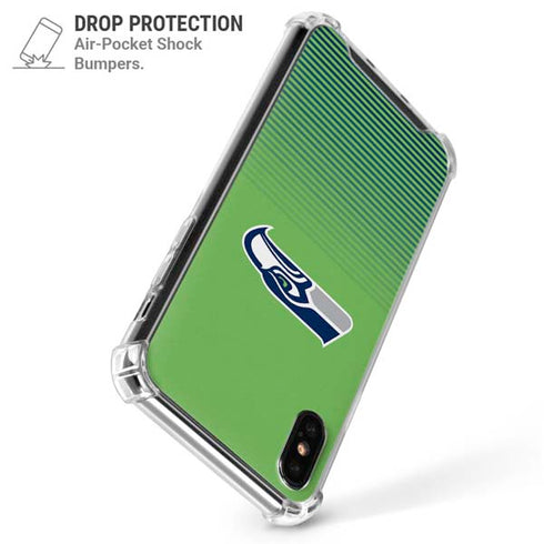 NFL Seattle Seahawks Breakaway iPhone XS Max Clear Case