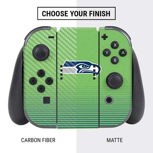 NFL Seattle Seahawks Breakaway Nintendo Switch Bundle Skin