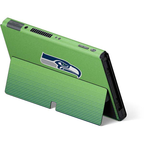 NFL Seattle Seahawks Breakaway Nintendo Switch OLED (2021) Skin
