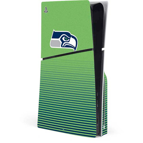 NFL Seattle Seahawks Breakaway PS5 Slim Disk Console Skin