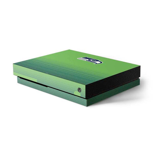 NFL Seattle Seahawks Breakaway Xbox One X Console Skin