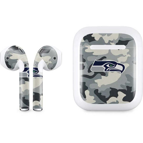 NFL Seattle Seahawks Camo Apple AirPods Skin