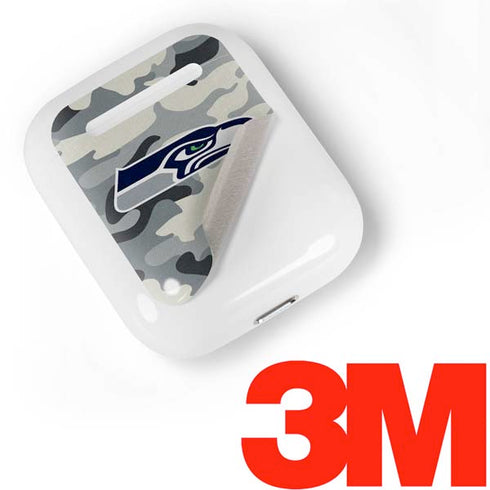 NFL Seattle Seahawks Camo Apple AirPods Skin