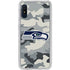 NFL Seattle Seahawks Camo Galaxy A10e Clear Case
