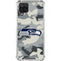 NFL Seattle Seahawks Camo Galaxy A12 Clear Case