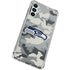 NFL Seattle Seahawks Camo Galaxy A13 5G Clear Case